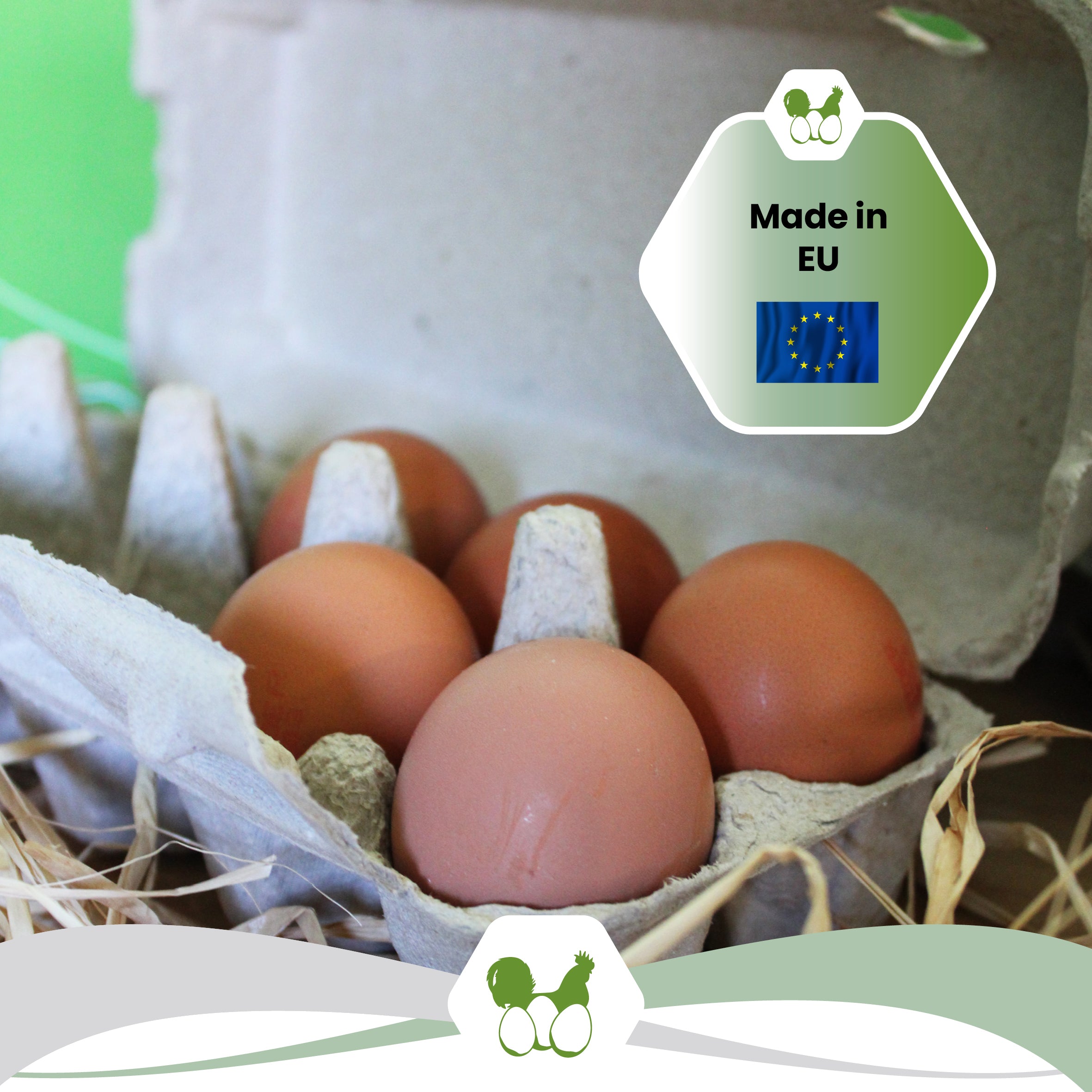 EcoPack 10er mit eigenem Etikett, grau "Made in EU"