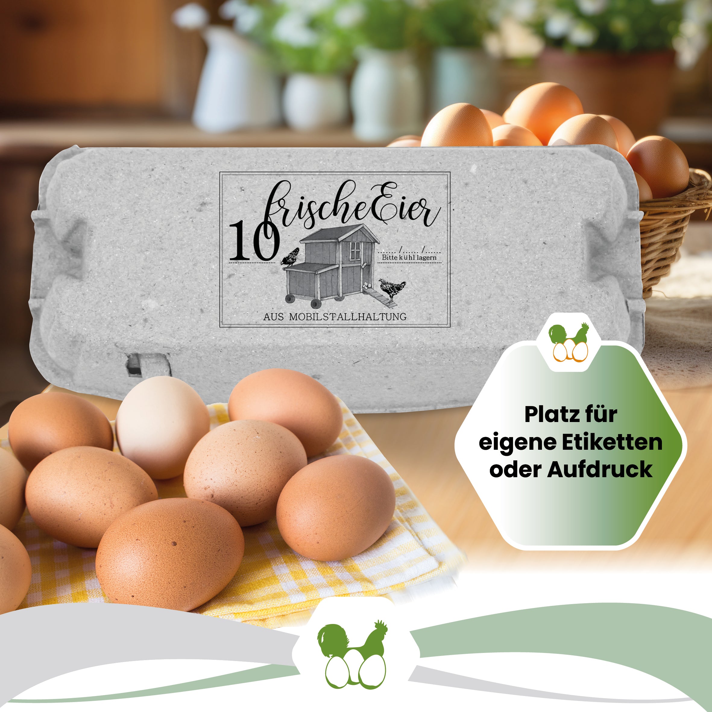 10er EuroPack mit Innendruck "Platz für eigene Etiketten oder Aufdruck"