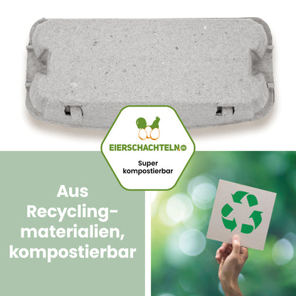 10er EuroPack mit Innendruck "Aus Recyclingmaterialien, kompostierbar"