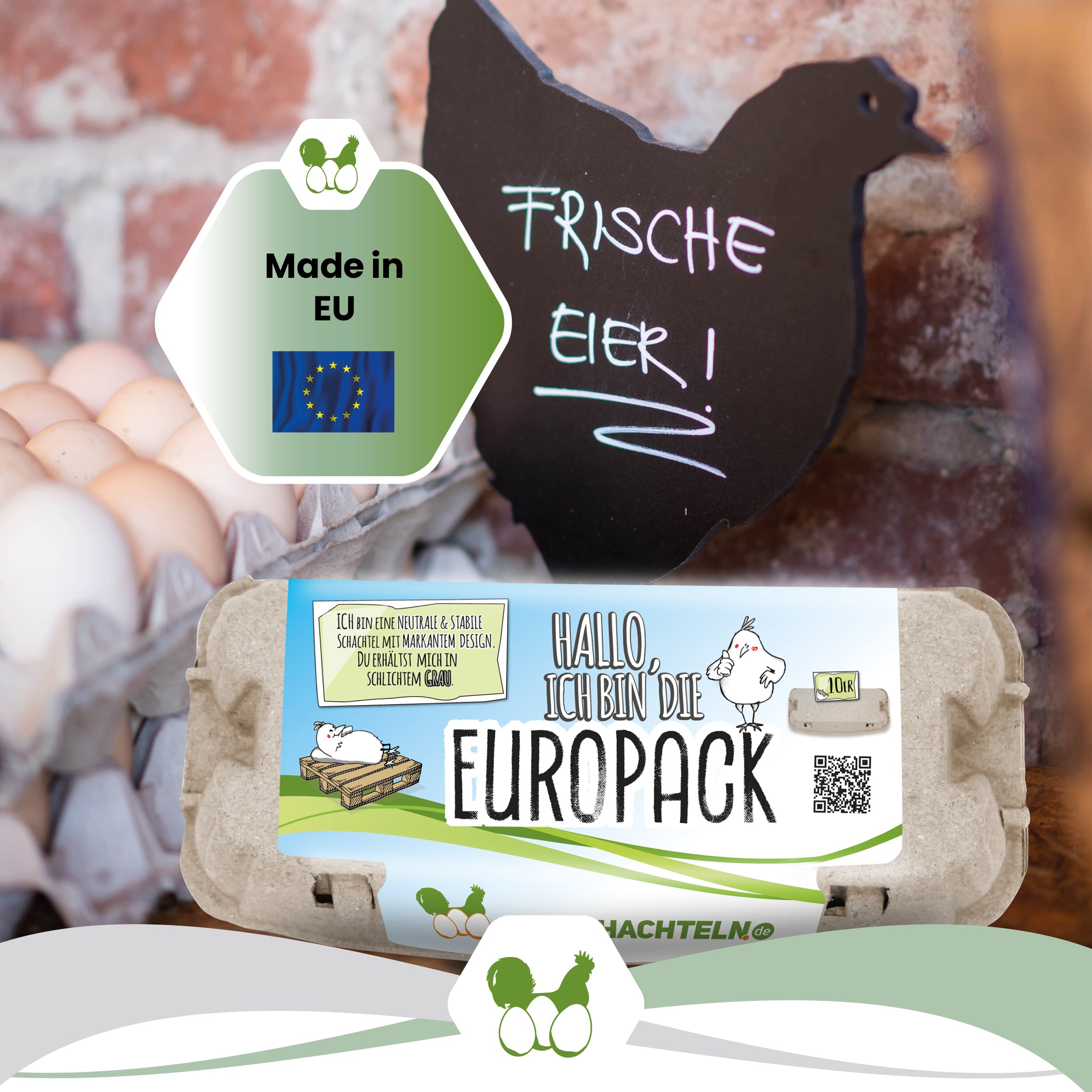 10er EuroPack mit eigenem Etikett "Made in EU"