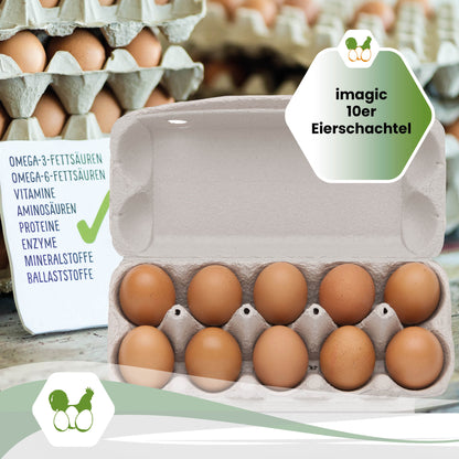 imagic 10er Eierschachteln, grau "imagic 10er Eierschachtel"