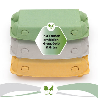 imagic 10er Eierschachteln "In 3 Farben erhältlich: Grau, Gelb, &amp; Grün"