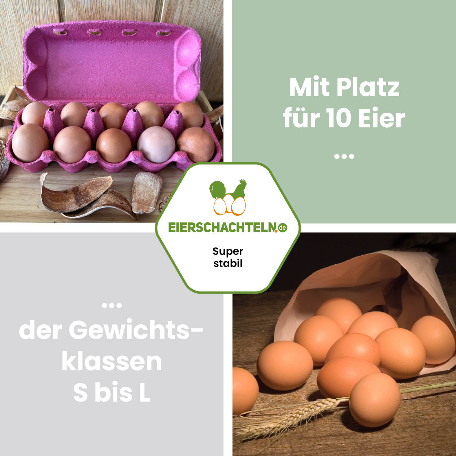 imagic2 in Pink "Mit Platz für 10 Eier der Gewichtsklassen S bis L"
