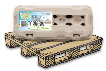 TopView 10er mit individuellem Etikett Palette