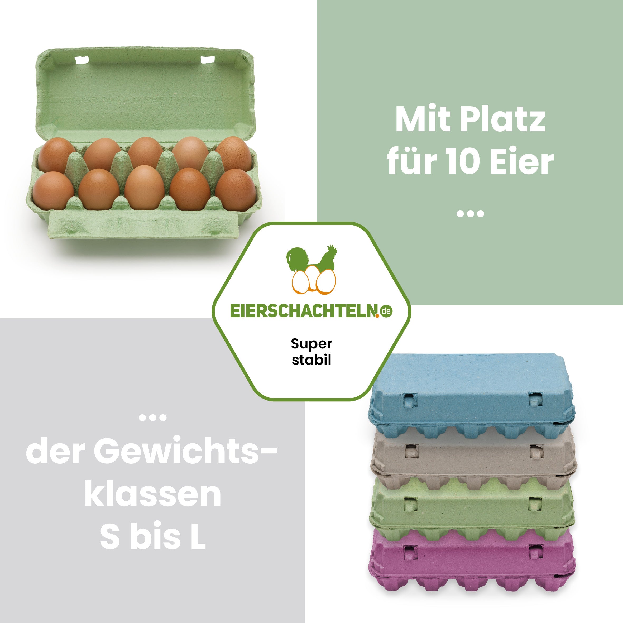 Bunte Kleinmengen 10er EcoPack - 8 Stück