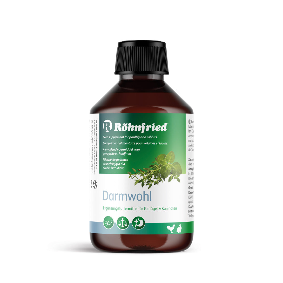Darmwohl von Röhnfried, in der Flasche