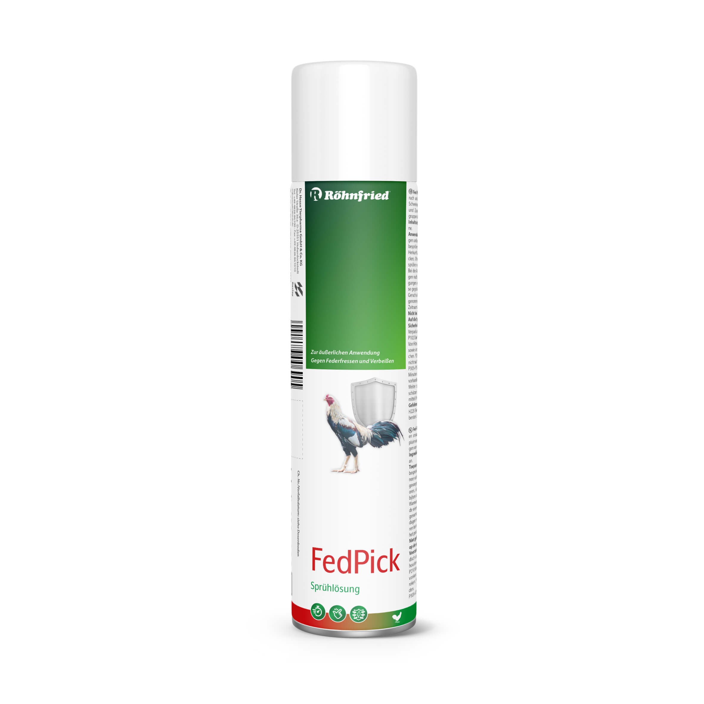 „Fed-Pick - Spray gegen Federfressen und Kannibalismus bei Geflügel“