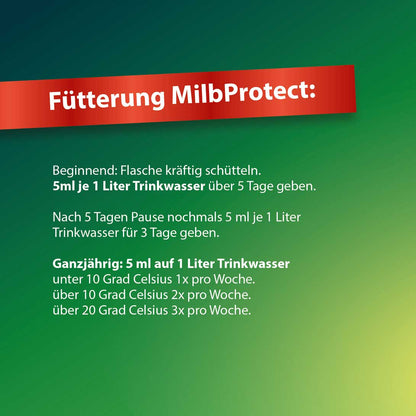MilbProtect Fütterungsempfehlung 