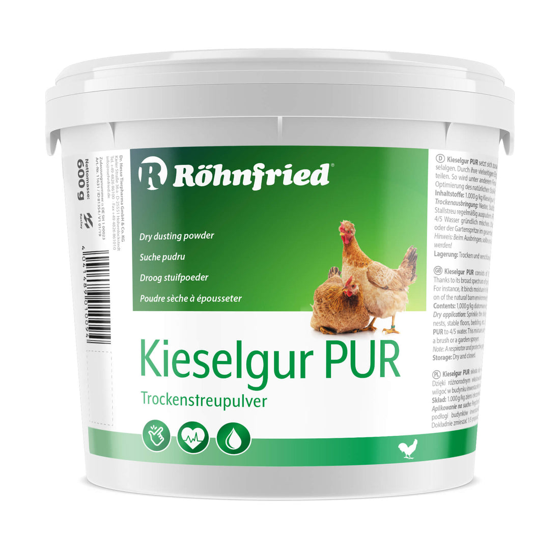 Röhnfried Kieselgur PUR, 600g 