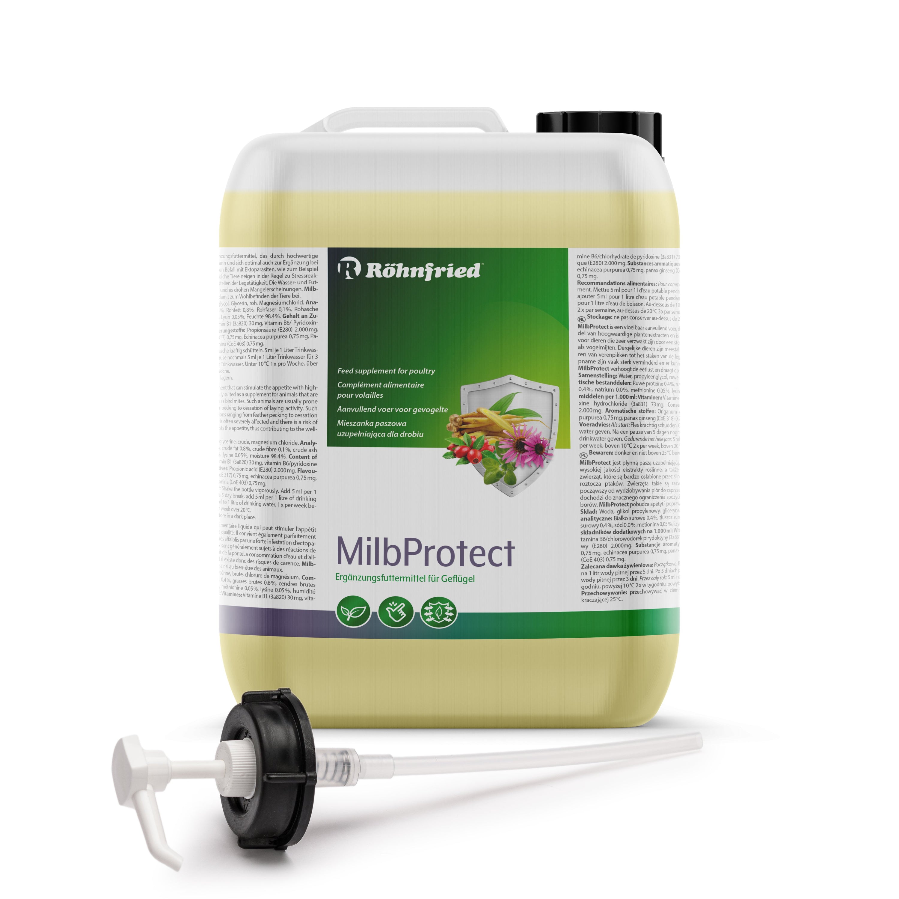 MilbProtect 5 Liter Kanister, mit Kanisterpumpe