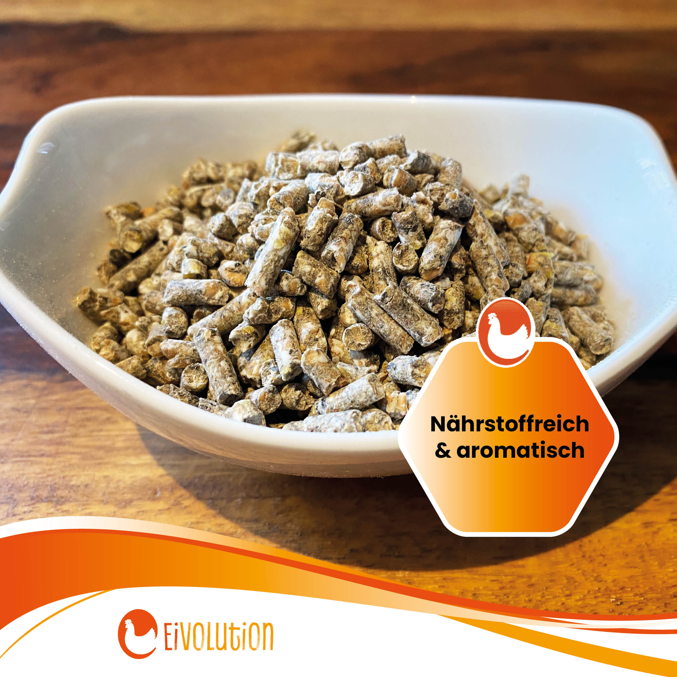 Bio Hühnerfutter Pellets ohne Soja mit Hanf "Nährstoffreich &amp; aromatisch" 