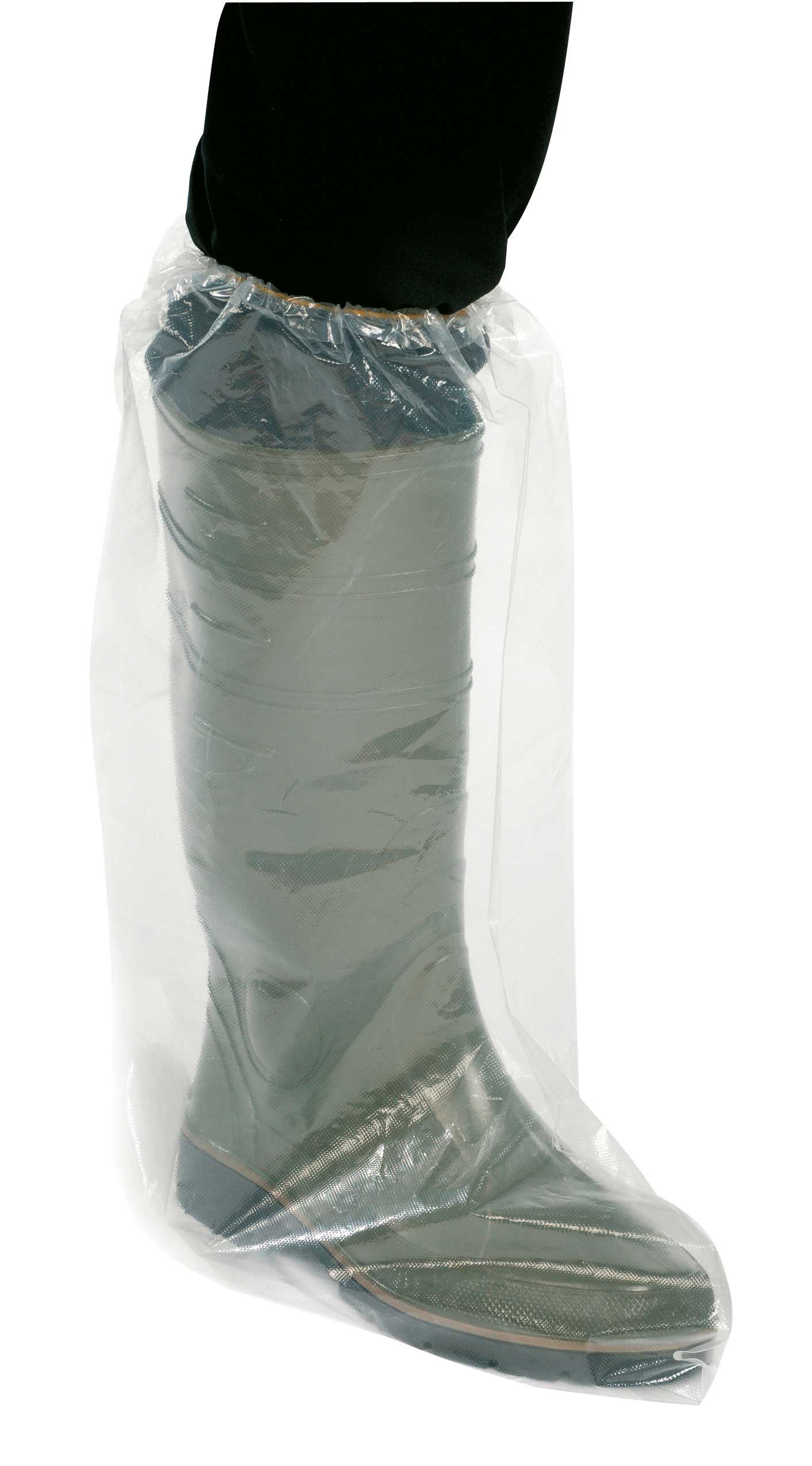 Einmalüberzieher für Schuhe – hohe Ausführung auch für Stiefel 100 Stück