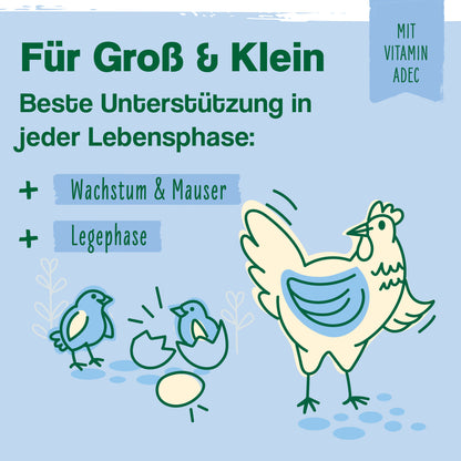 Hühner-Vitamin 4in1 – Vitaminkonzentrat mit Vitamin ADEC für starke Abwehrkräfte