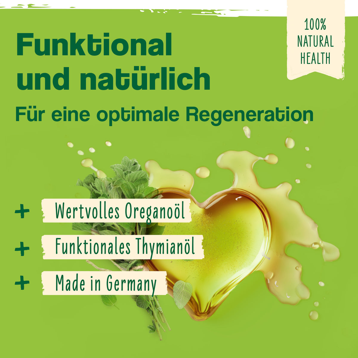 Orega Plus - Oregano Öl für Hühner unterstützt die Verdauung &amp; Darmflora