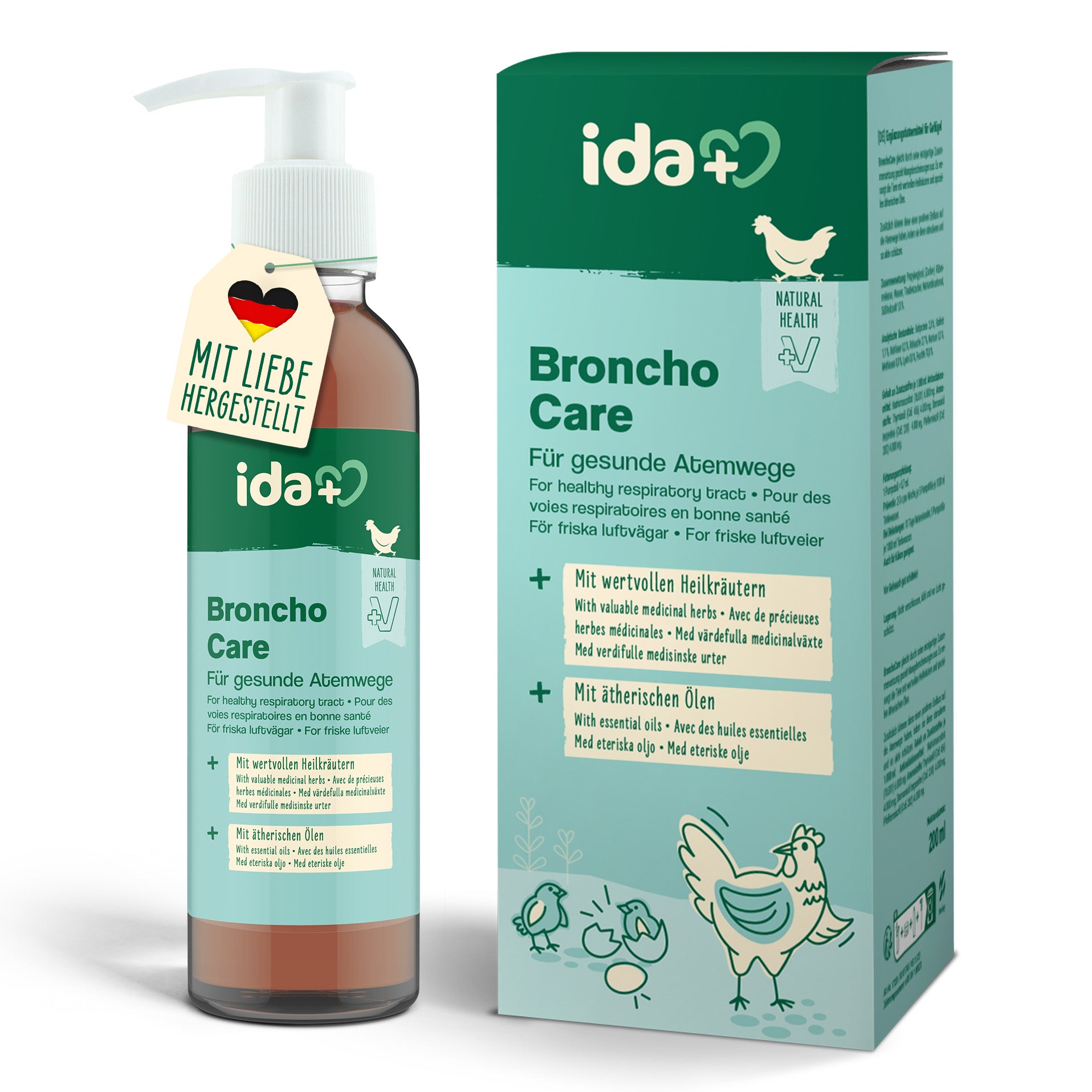 Broncho Care 200 ml für Hühner &amp; Küken - unterstützt die Atemwege