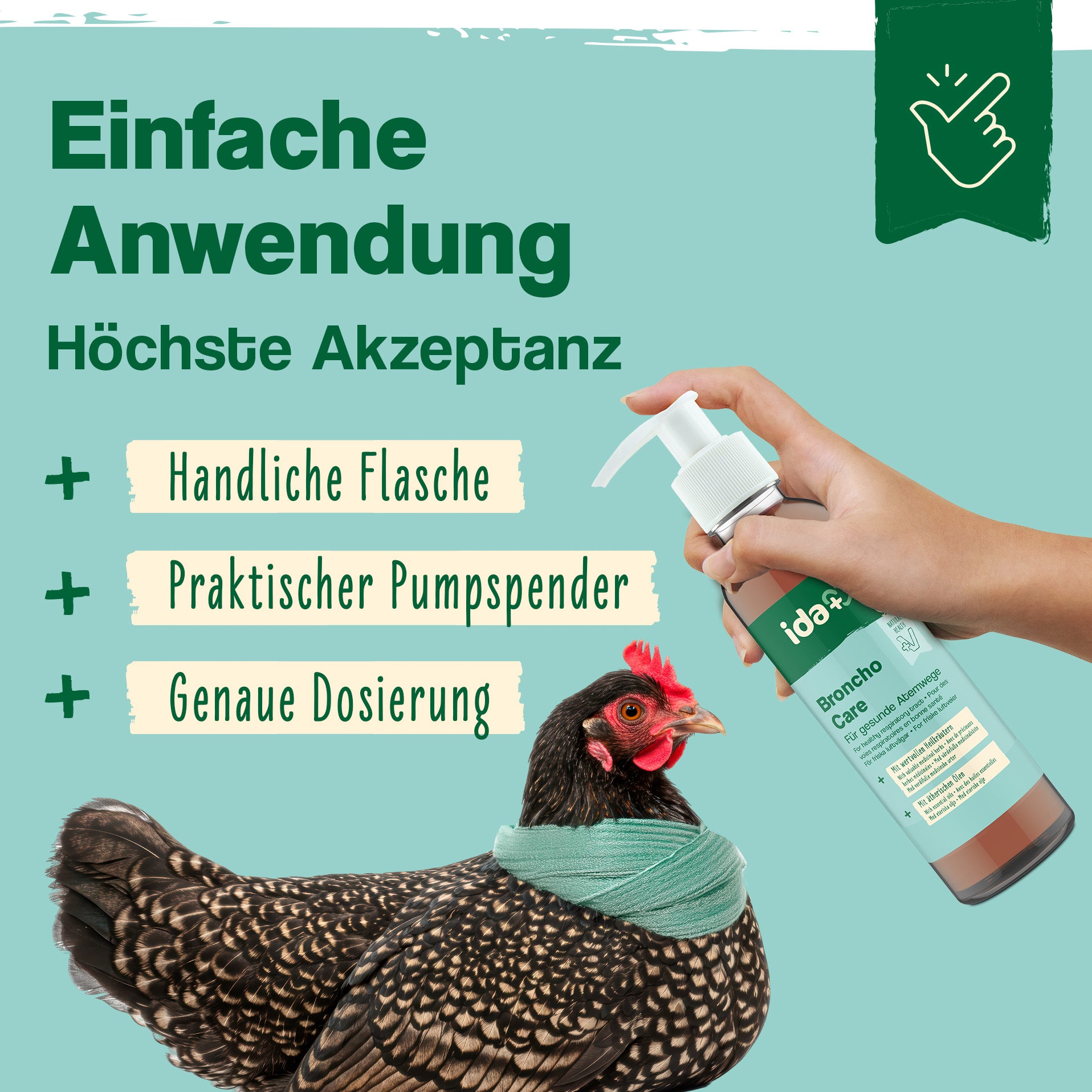 Broncho Care 200 ml für Hühner &amp; Küken - unterstützt die Atemwege