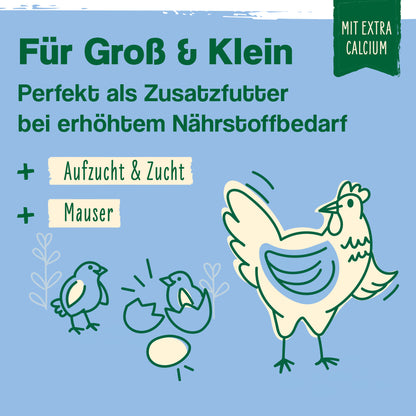 MineralPlus mit Kalzium für Hühner, 1 kg