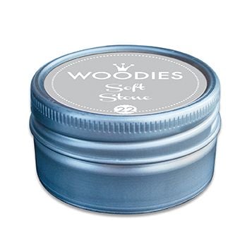 Stempelkissen-Dose für Woodies-Stempel Softstone / Grau