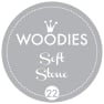 Stempelkissen-Dose für Woodies-Stempel Softstone / Grau, Etikett