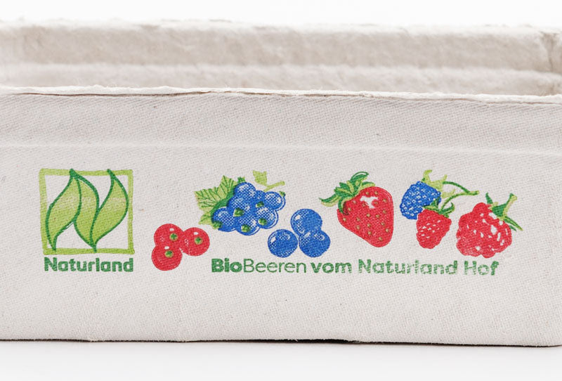 Beerenobstschalen 250 g "Naturland", Vorderseite