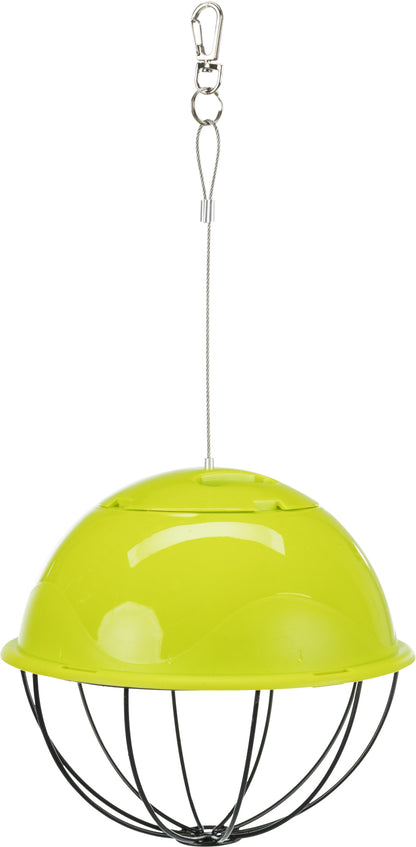 Farbenfroher Futterball / Salatspender für Hühner u. a. Tiere