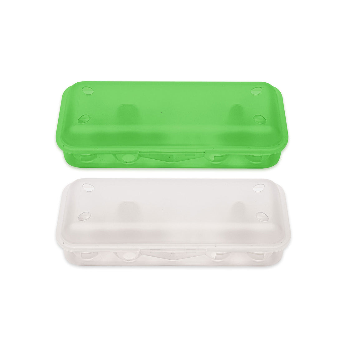 10er Meibox in grün und transparent 