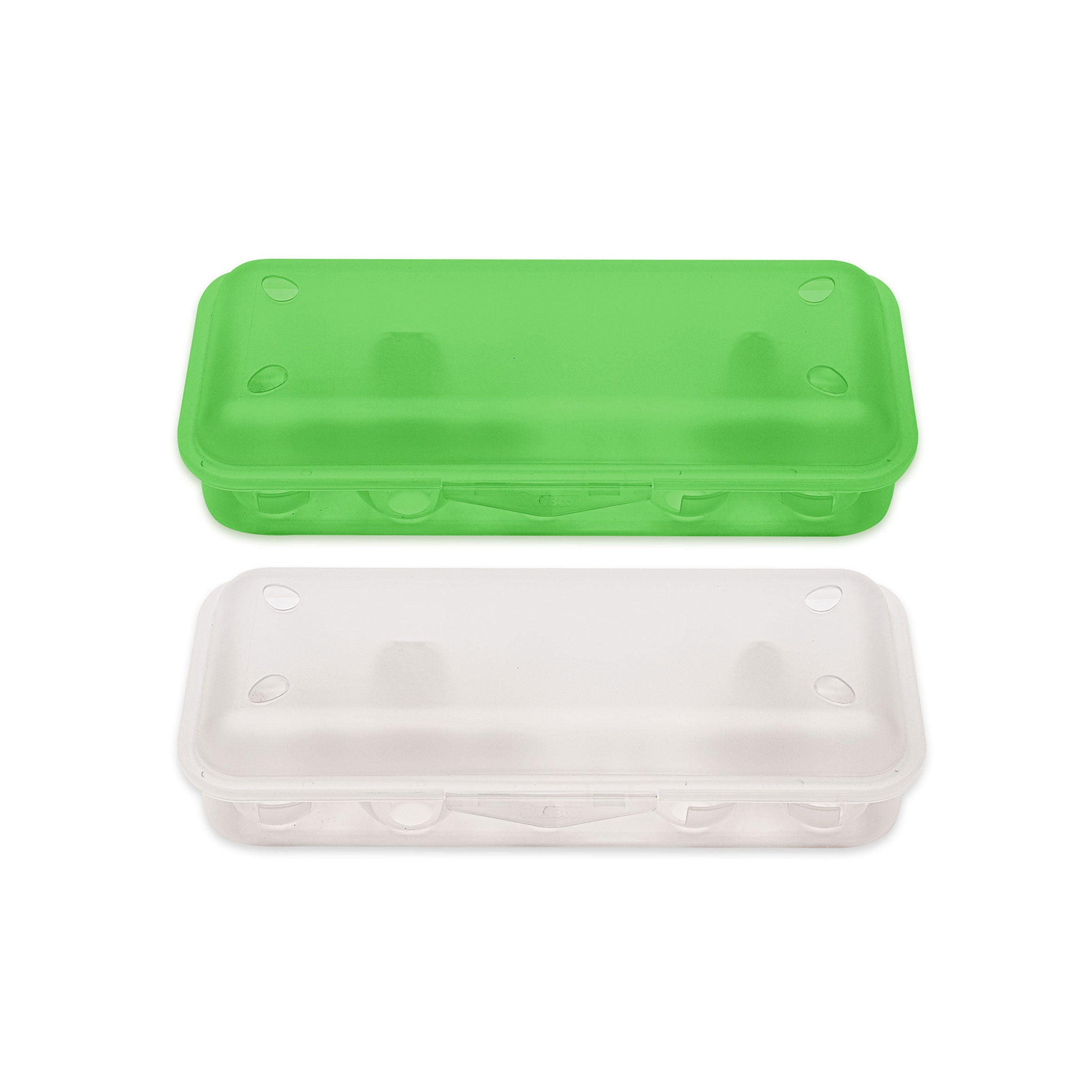 10er Meibox in grün und transparent 