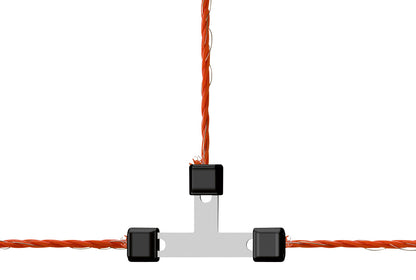 Litzclip Reparaturset für elektrifizierbare Geflügelnetze und Weidezaun, drei anküpfstellen
