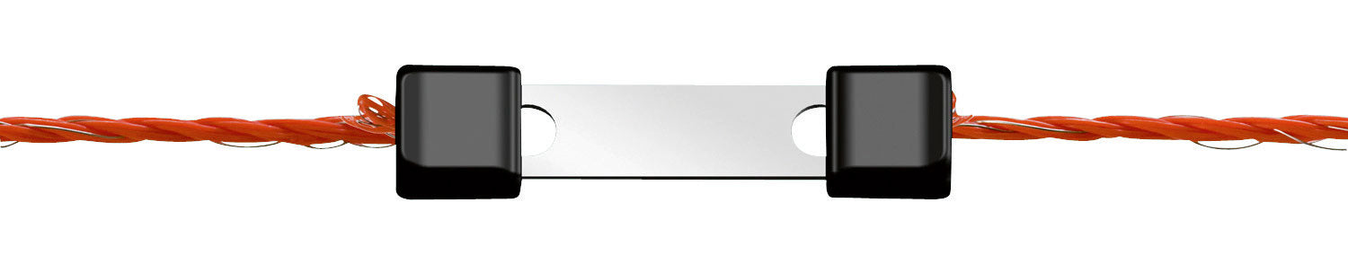 Litzclip Reparaturset für elektrifizierbare Geflügelnetze und Weidezaun, zwei anküpfstellen