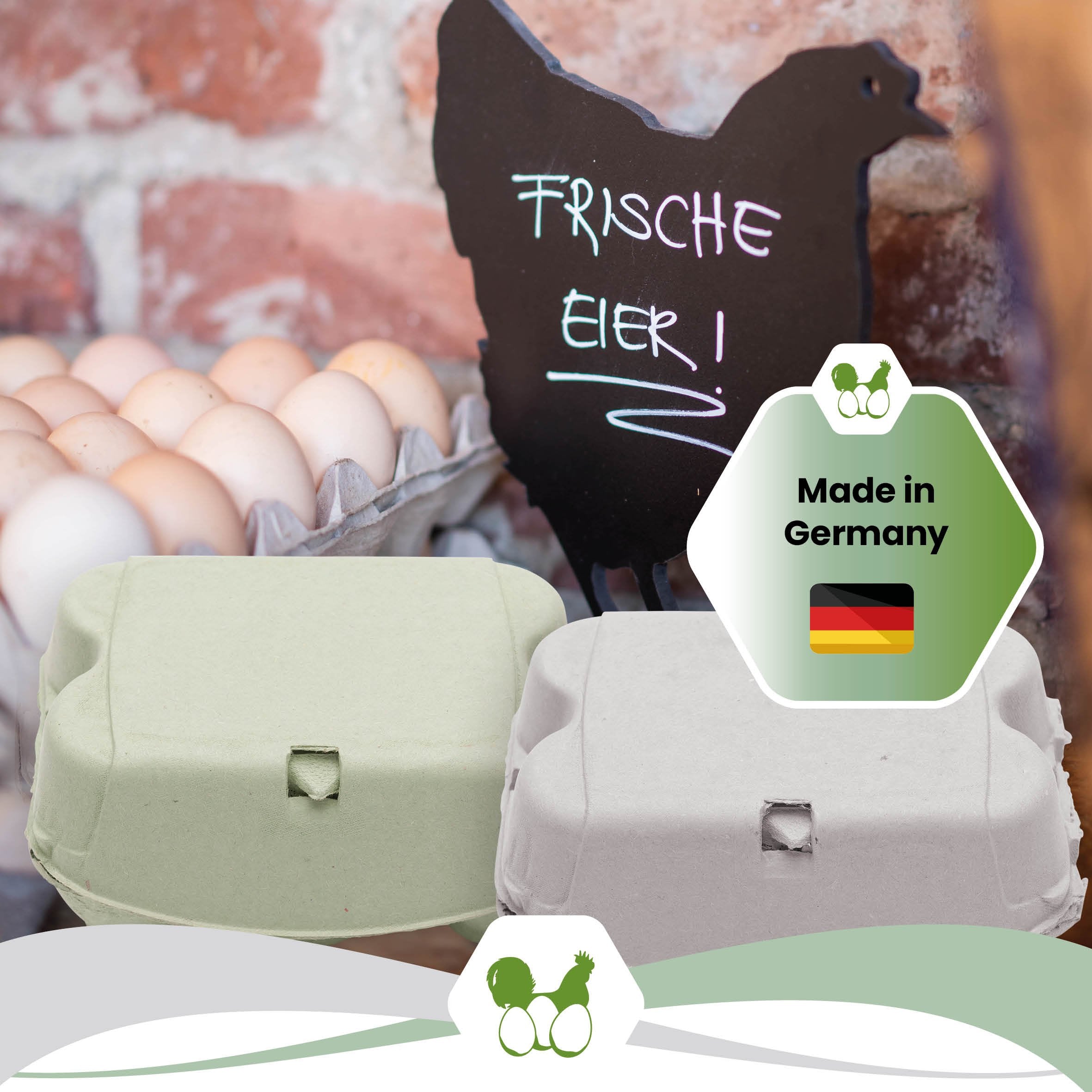 6er ComPac Eierschachtel "Made in Germany" 