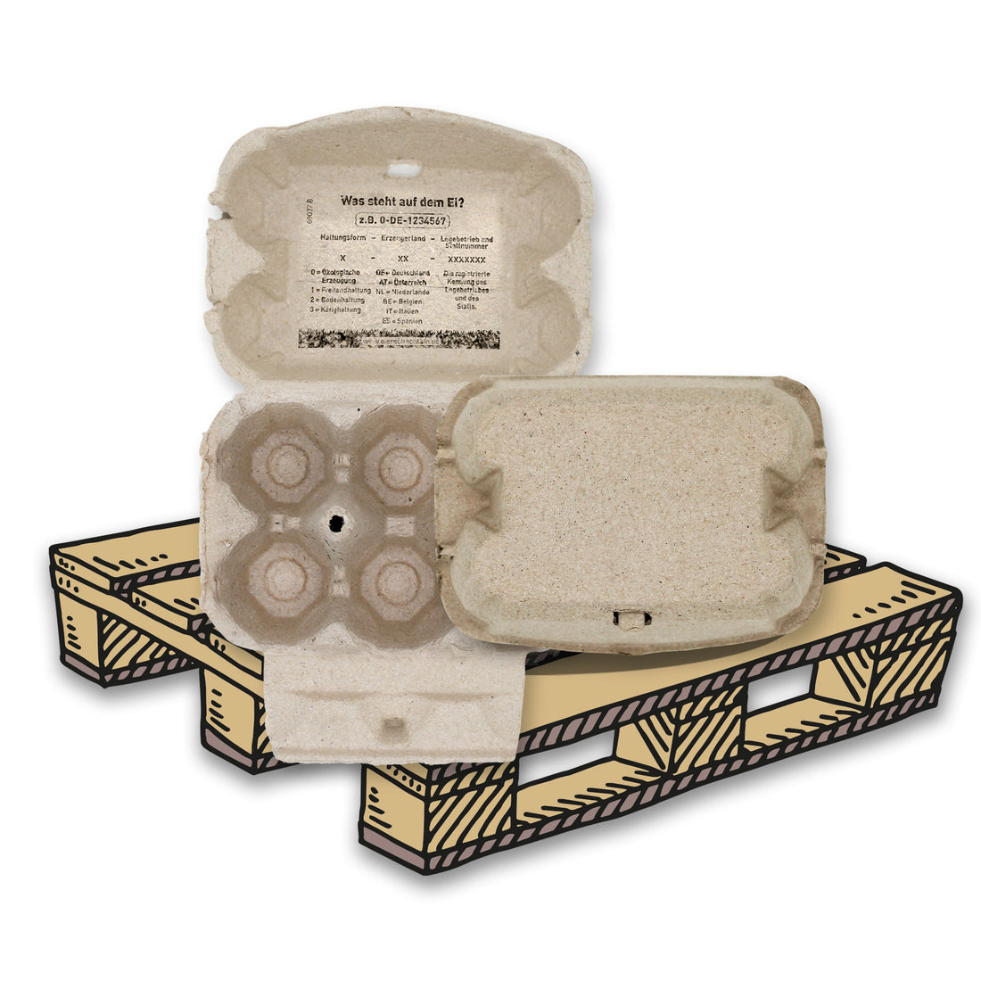4900 Stück (Palette) 6er EuroPack mit Innendruck