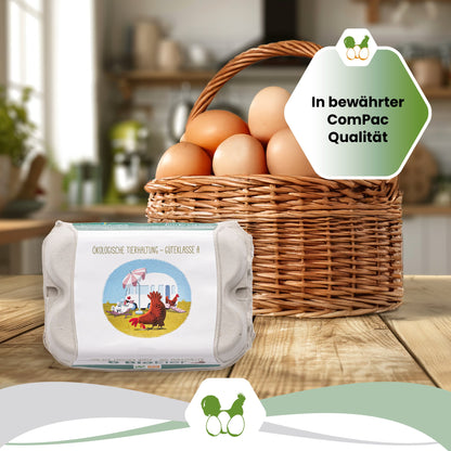 6er ComPac Mobilstalletikett Naturland "In bewährter ComPac Qualität"