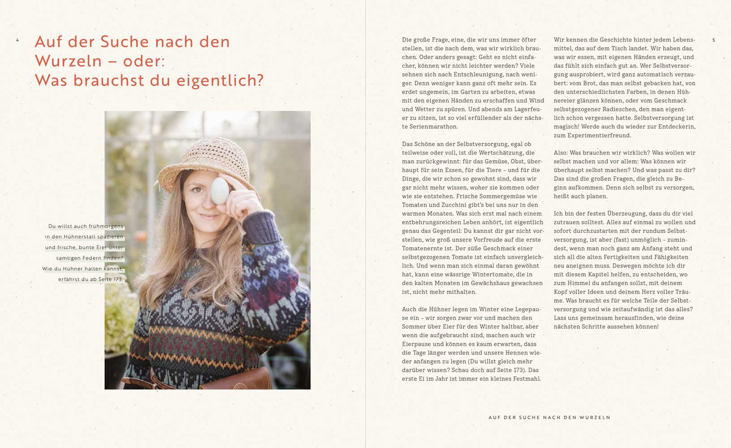 Buch Selbstversorgung "Auf der Suche nach den Wurzeln.."