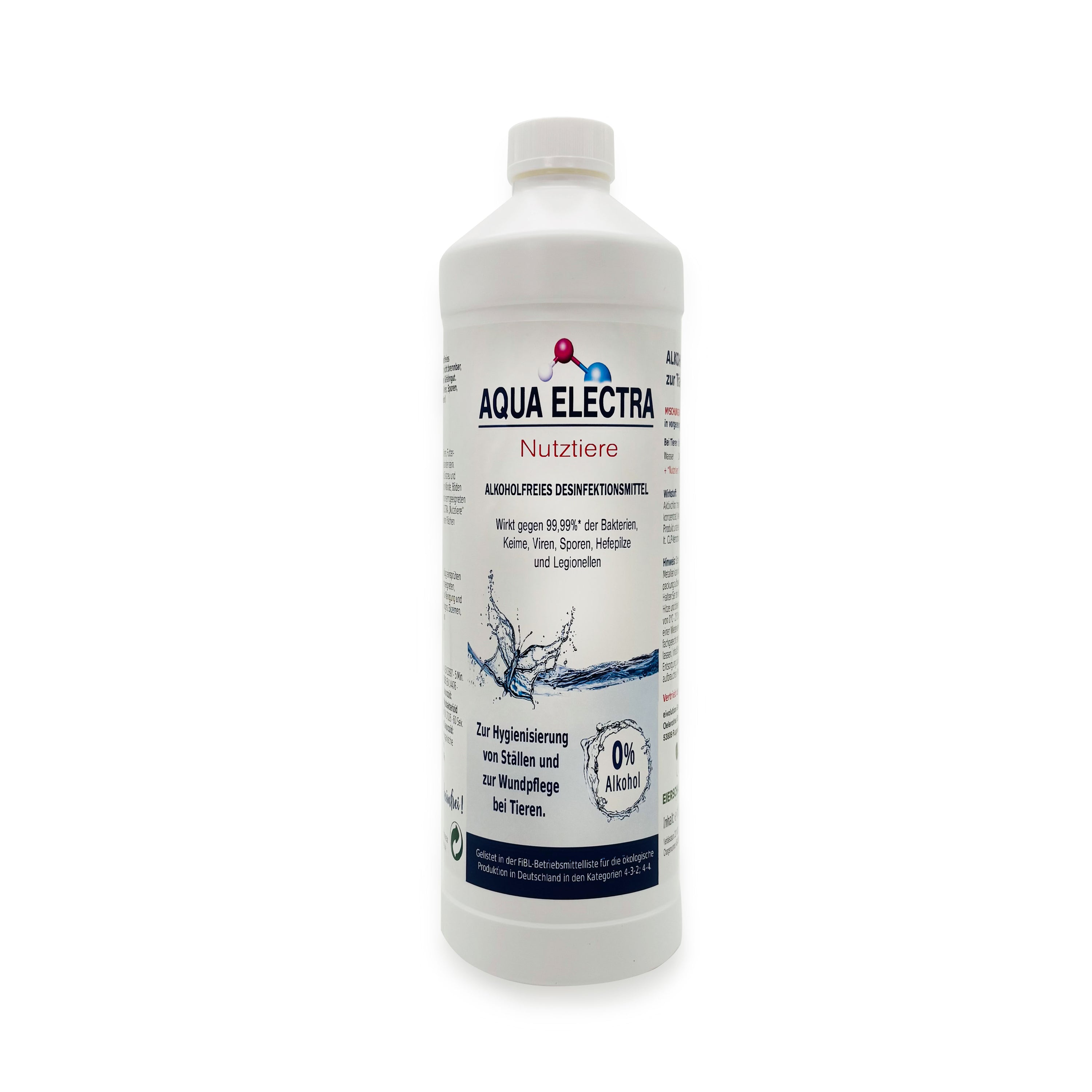AQUA ELECTRA Nutztiere – Stallhygiene &amp; Wundpflege bei Tieren (alkoholfrei)
