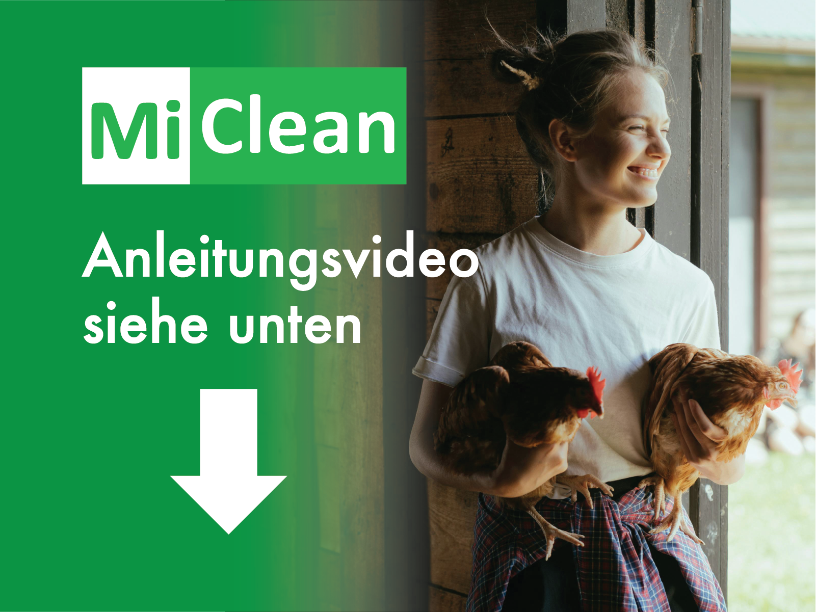 MiClean "Anleitungsvideo siehe unten"