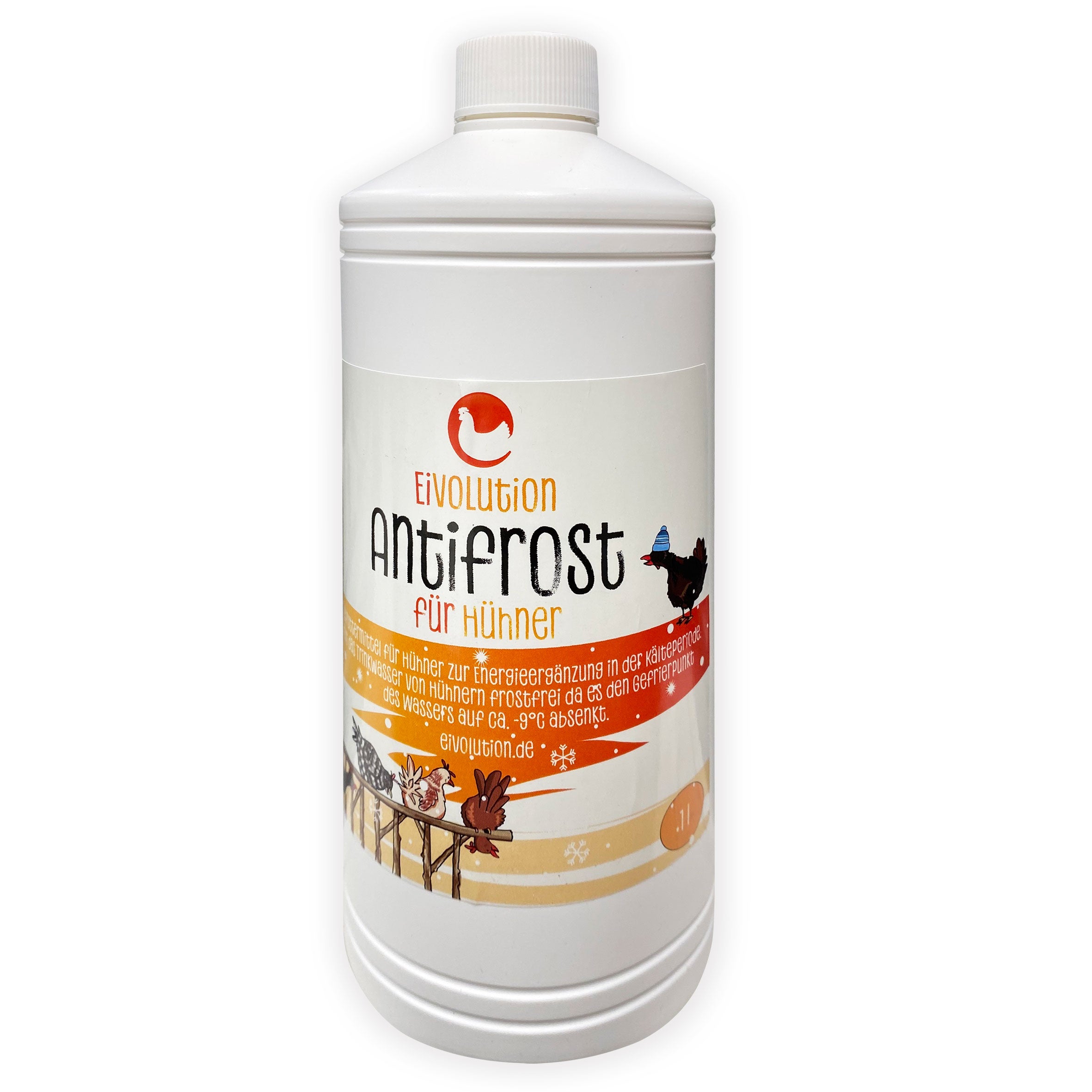 Eivolution Antifrost Tränkenzusatz für Geflügel, Vorderseite 