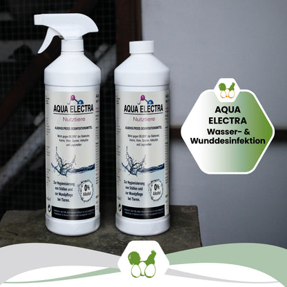 AQUA ELECTRA Nutztiere – Stallhygiene &amp; Wundpflege bei Tieren (alkoholfrei)