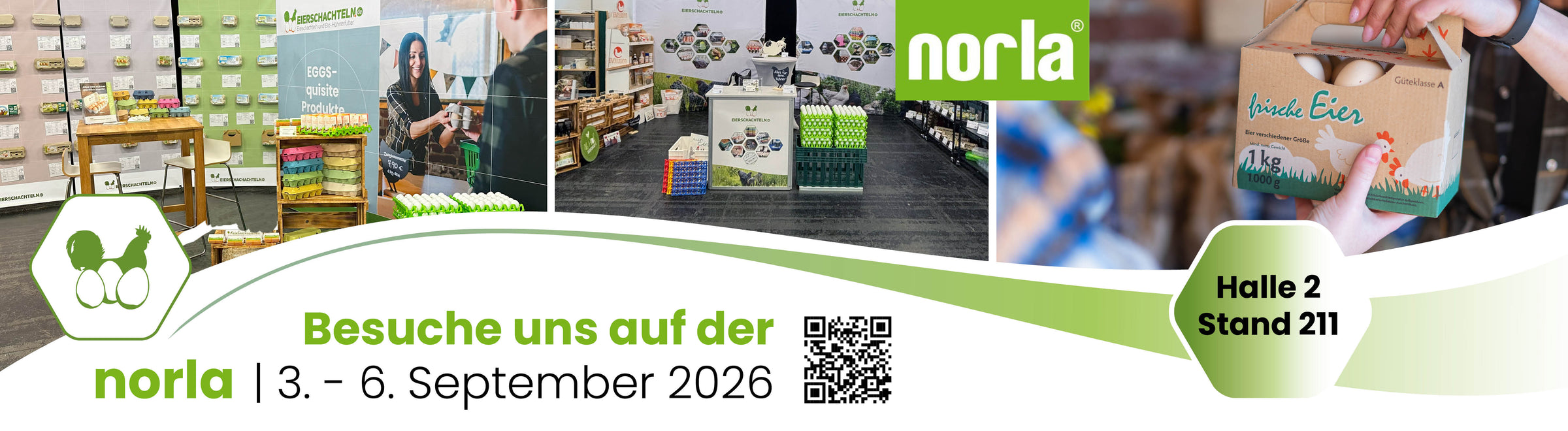 Shopbanner Einladung Messebesuch Norla