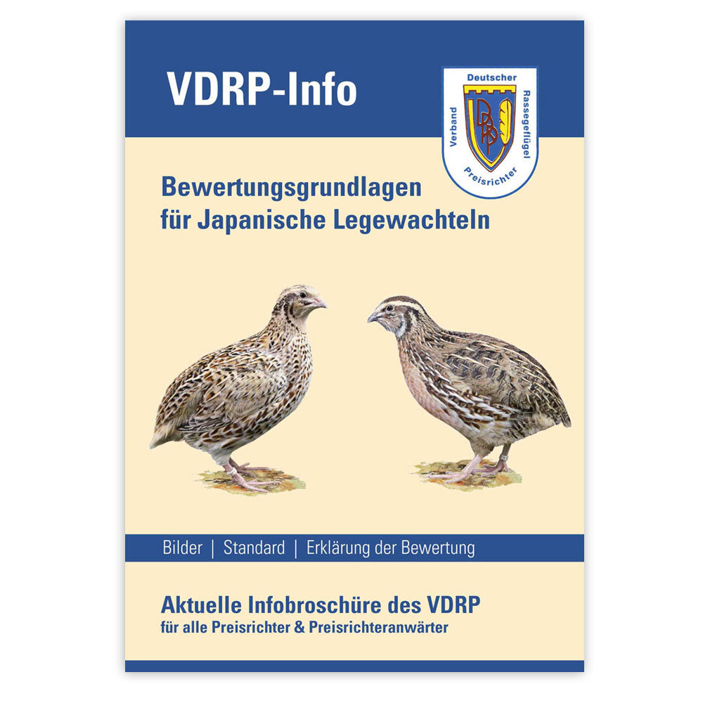Bewertungsgrundlagen für Japanische Legewachteln