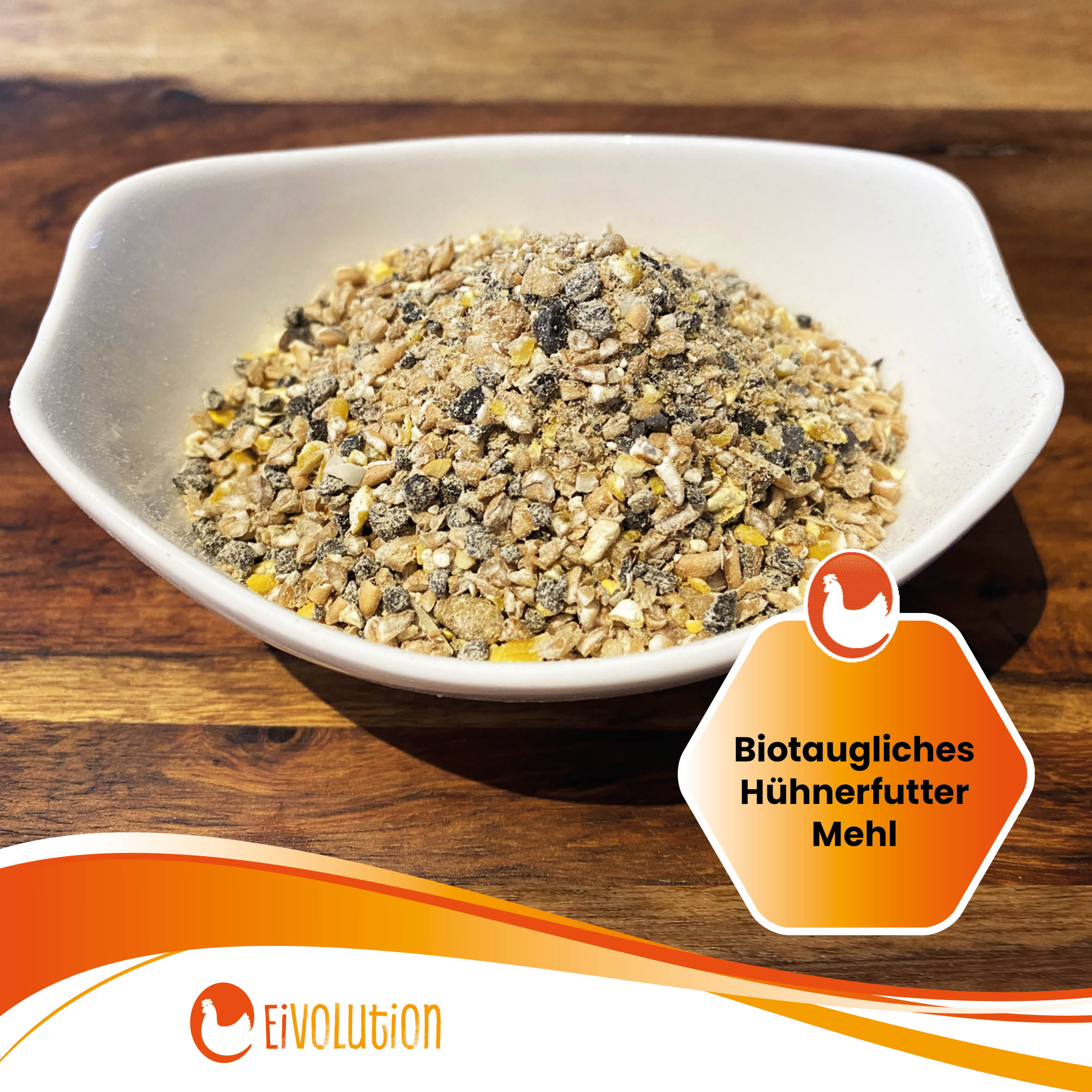 Mehl Bio-Hühnerfutter "Biotaugliches Hühnerfuttermehl"