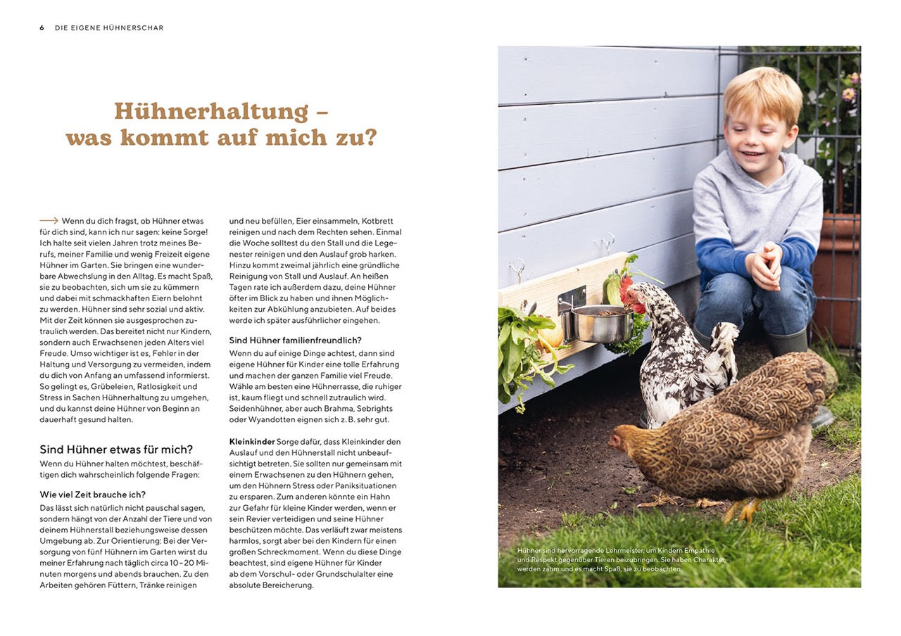 Hühner - So geht es deinen Tieren gut von Eva-Maria Casteel "Hühnerhaltung - was kommt auf mich zu?"