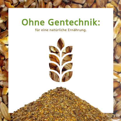 Geflügelkörnerfutter von Carl Wolf "Ohne Gentechnik: für eine natürliche Ernährung"