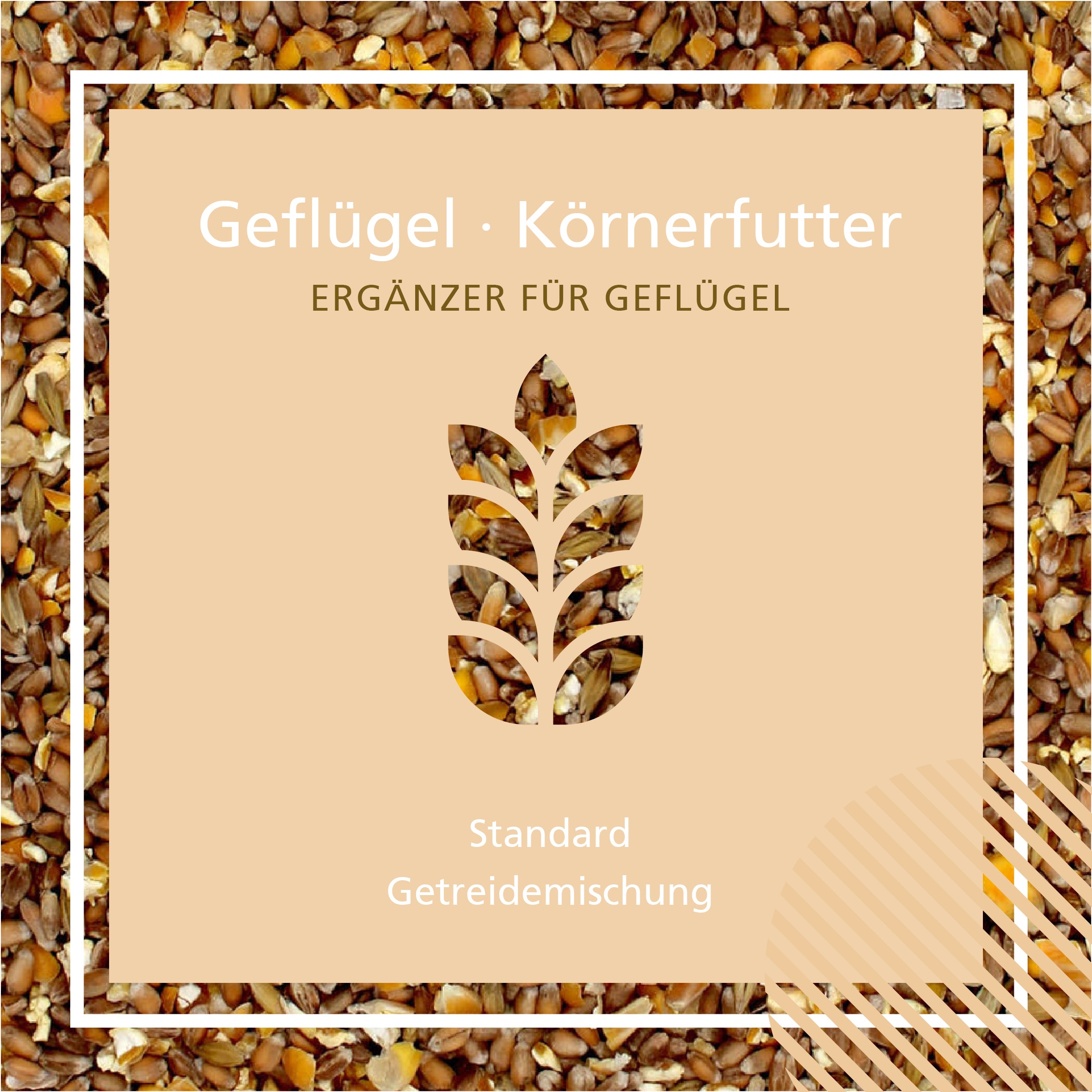Carl Wolf Geflügelkörnerfutter – Abwechslungsreiche Körnermischung für Geflügel – 36 × 20 kg Palette