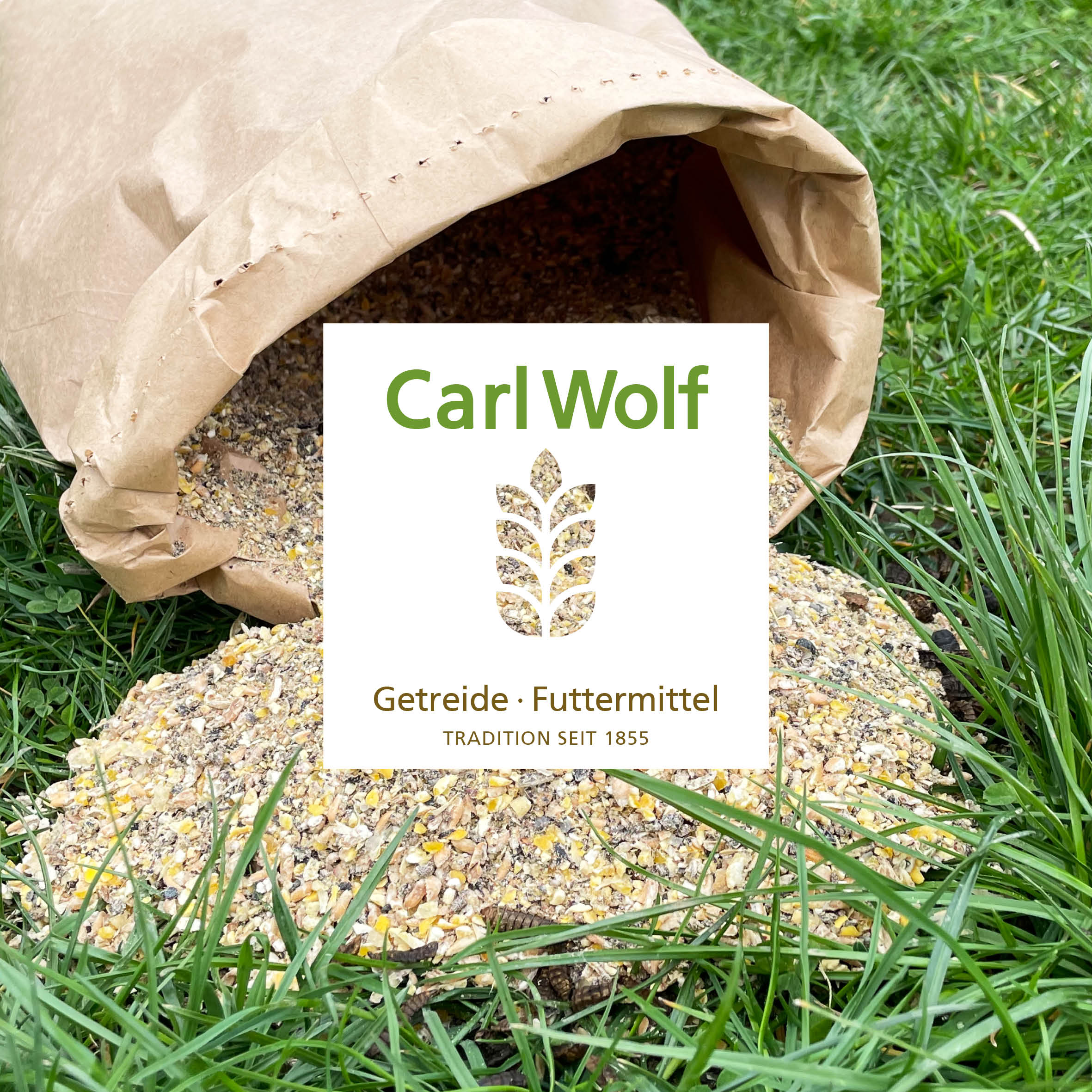Carl Wolf Lege Komplett "Getreide, Futtermittel, Tradition seit 1855"