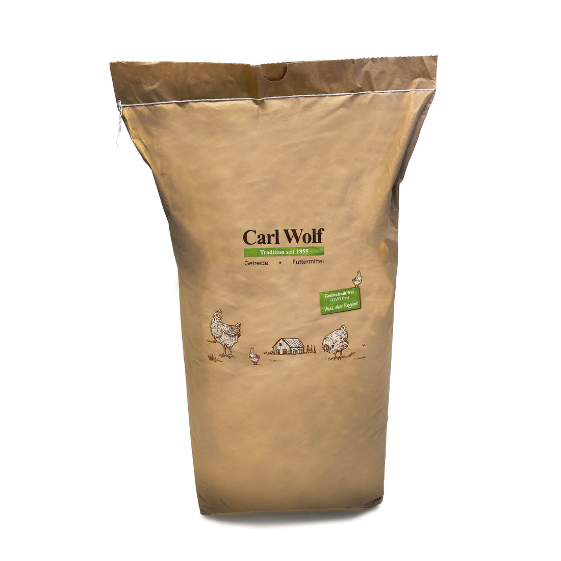 Carl Wolf Lege Komplett - Alleinfuttermittel für Legehennen, fein gebrochen, 20 kg 