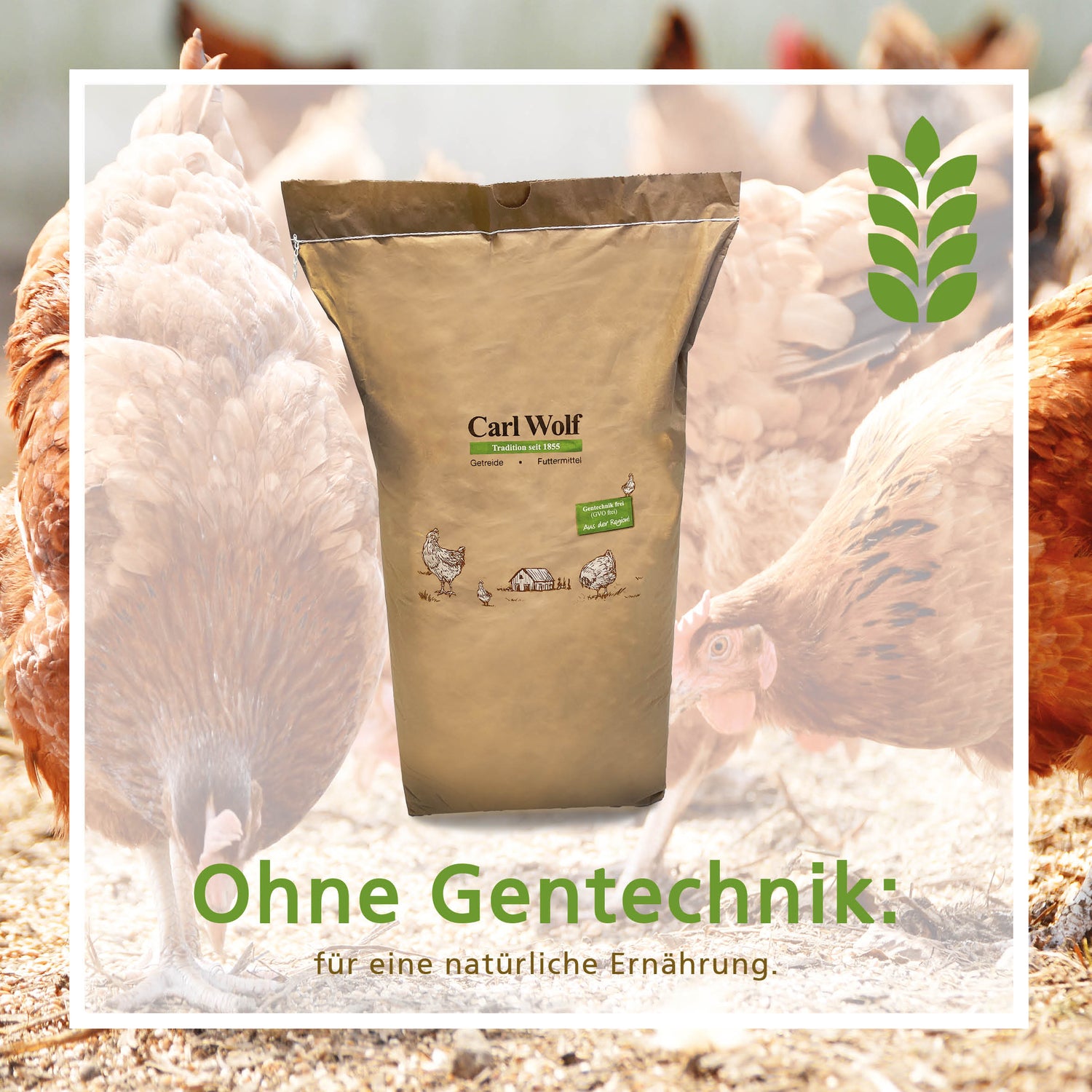 Carl Wolf Lege Komplett - Ohne Gentechnik: für eine natürliche Ernährung.  