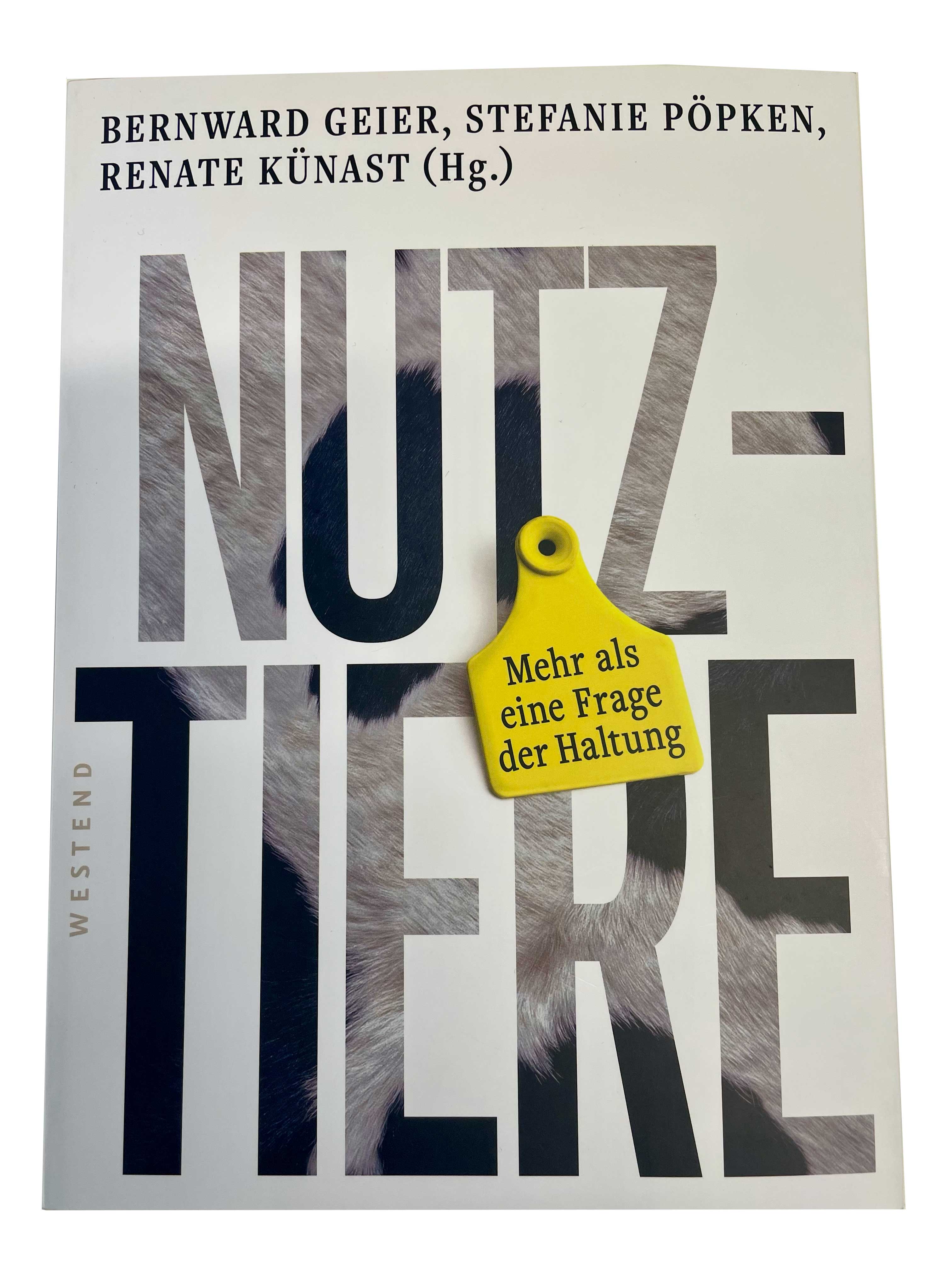Buch "Nutztiere - Mehr als eine Frage der Haltung", Vorderseite