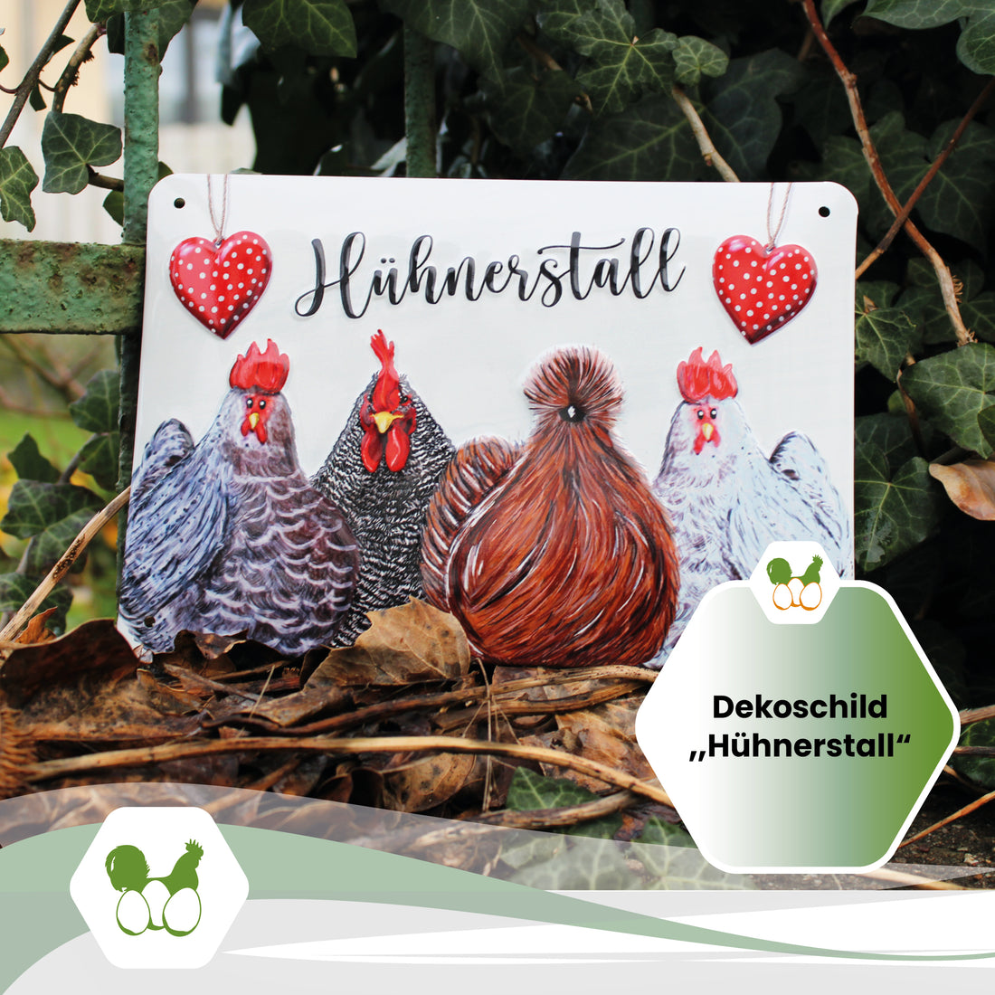 Dekoschild Hühnerstall "Dekoschild Hühnerstall"