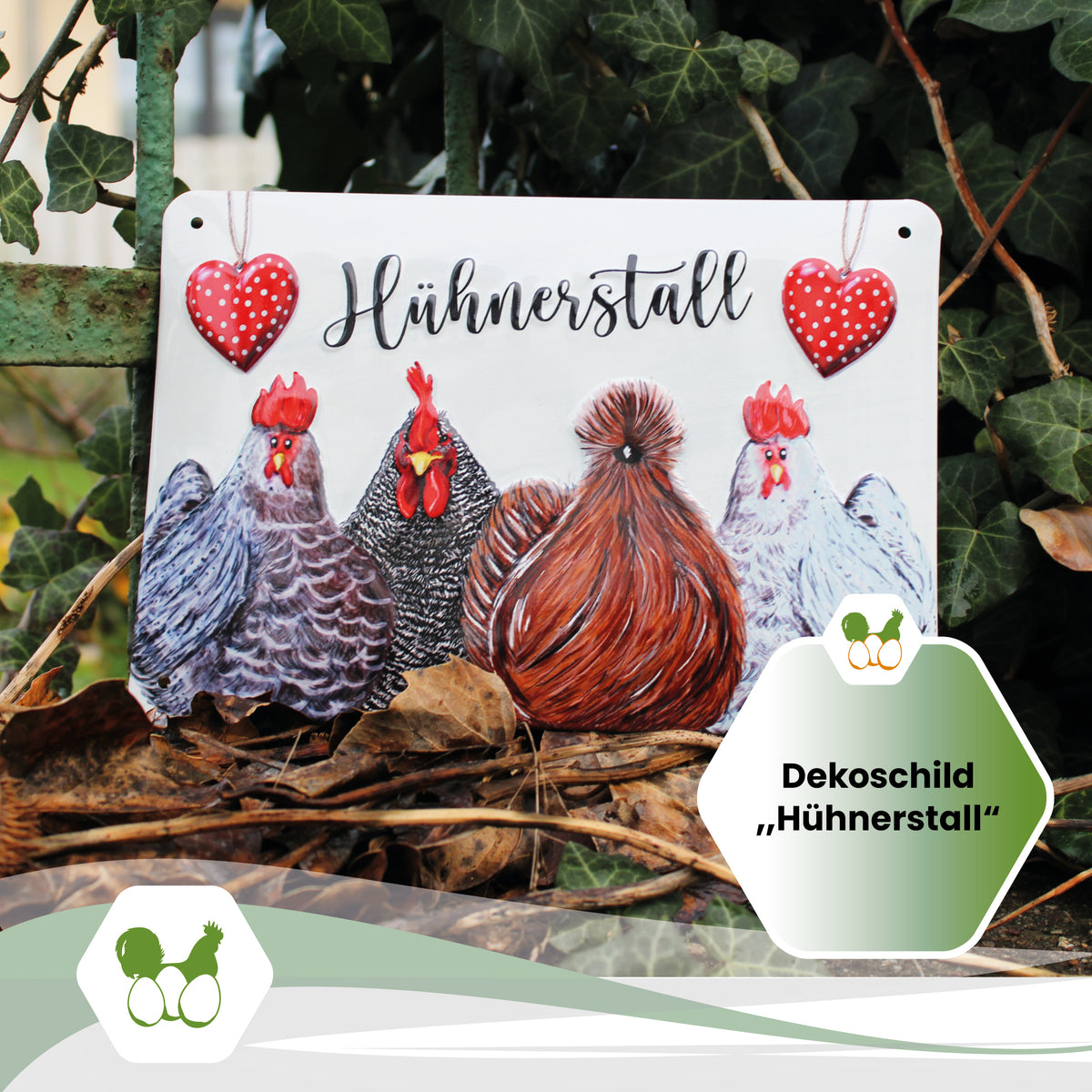 Dekoschild Hühnerstall "Dekoschild Hühnerstall"