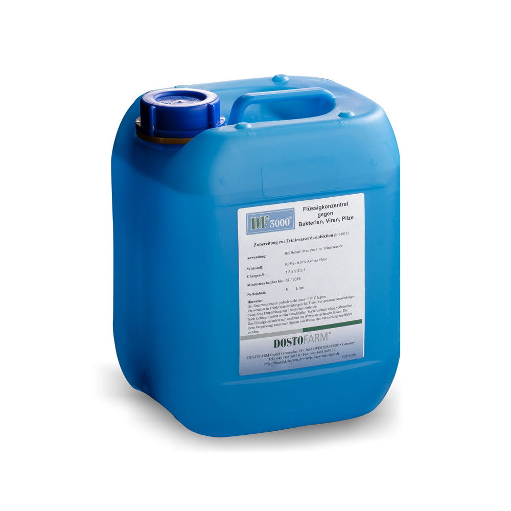 Dosto Wasserdesinfektion DF 3000 5 Liter Kanister, ohne Kanierstepumpe